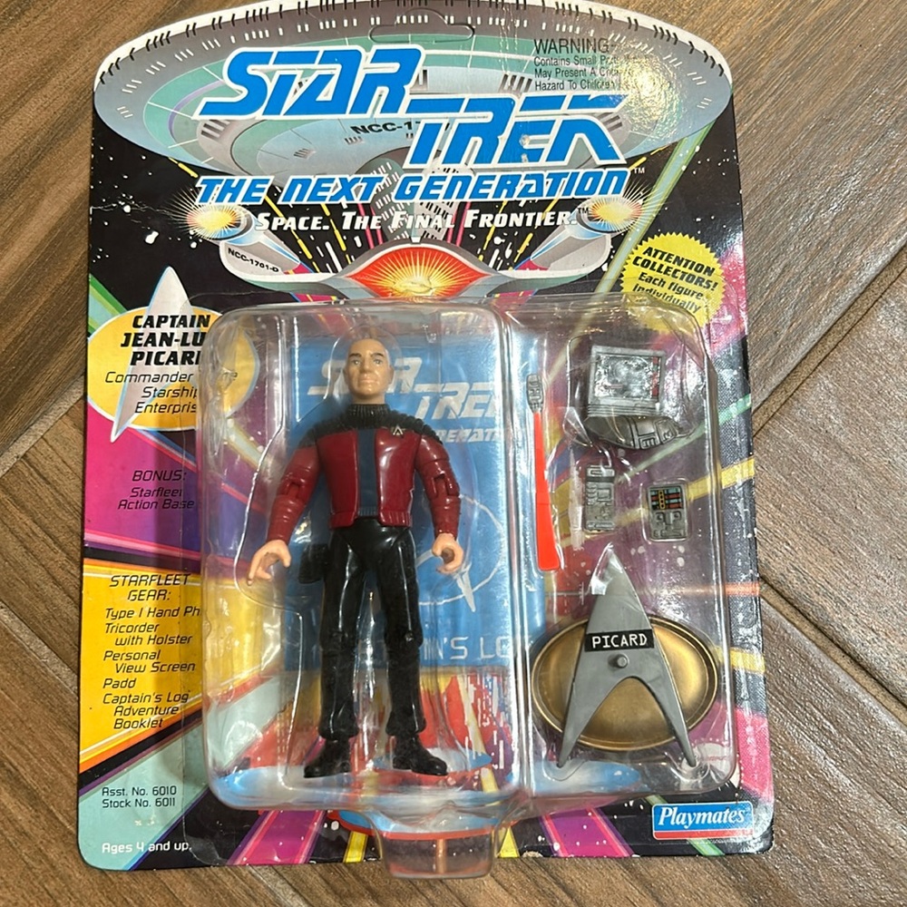Star Trek The Next Generation Captain Jean-Luc Picard vintage 1992 action figure